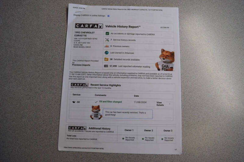 1992 Chevrolet Corvette