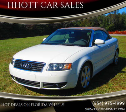 2005 Audi A4 for sale at HHOTT CAR SALES in Deerfield Beach FL