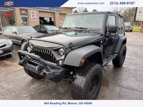 2018 Jeep Wrangler JK for sale at USA Auto Sales & Services, LLC in Mason OH