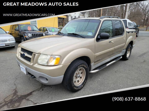 2001 Ford Explorer Sport Trac for sale at GREAT MEADOWS AUTO SALES in Great Meadows NJ