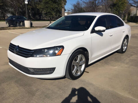 2013 Volkswagen Passat for sale at Safe Trip Auto Sales in Dallas TX