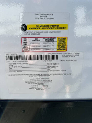 2024 Dutchmen Kodiak 2921FKDS