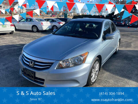 2012 Honda Accord for sale at S & S Auto Sales in Franklin WI