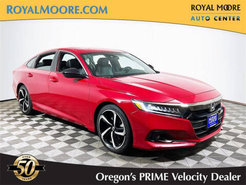 2021 Honda Accord for sale at Royal Moore Custom Finance in Hillsboro OR