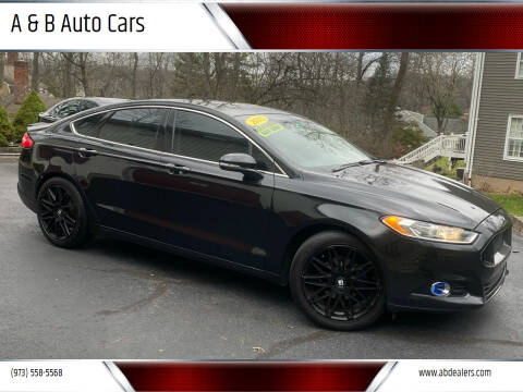 2015 Ford Fusion for sale at A & B Auto Cars in Newark NJ