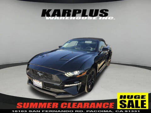 2018 Ford Mustang for sale at Karplus Warehouse in Pacoima CA