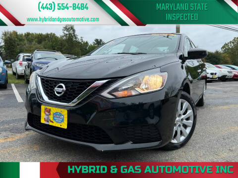 2016 Nissan Sentra for sale at Hybrid & Gas Automotive Inc in Aberdeen MD