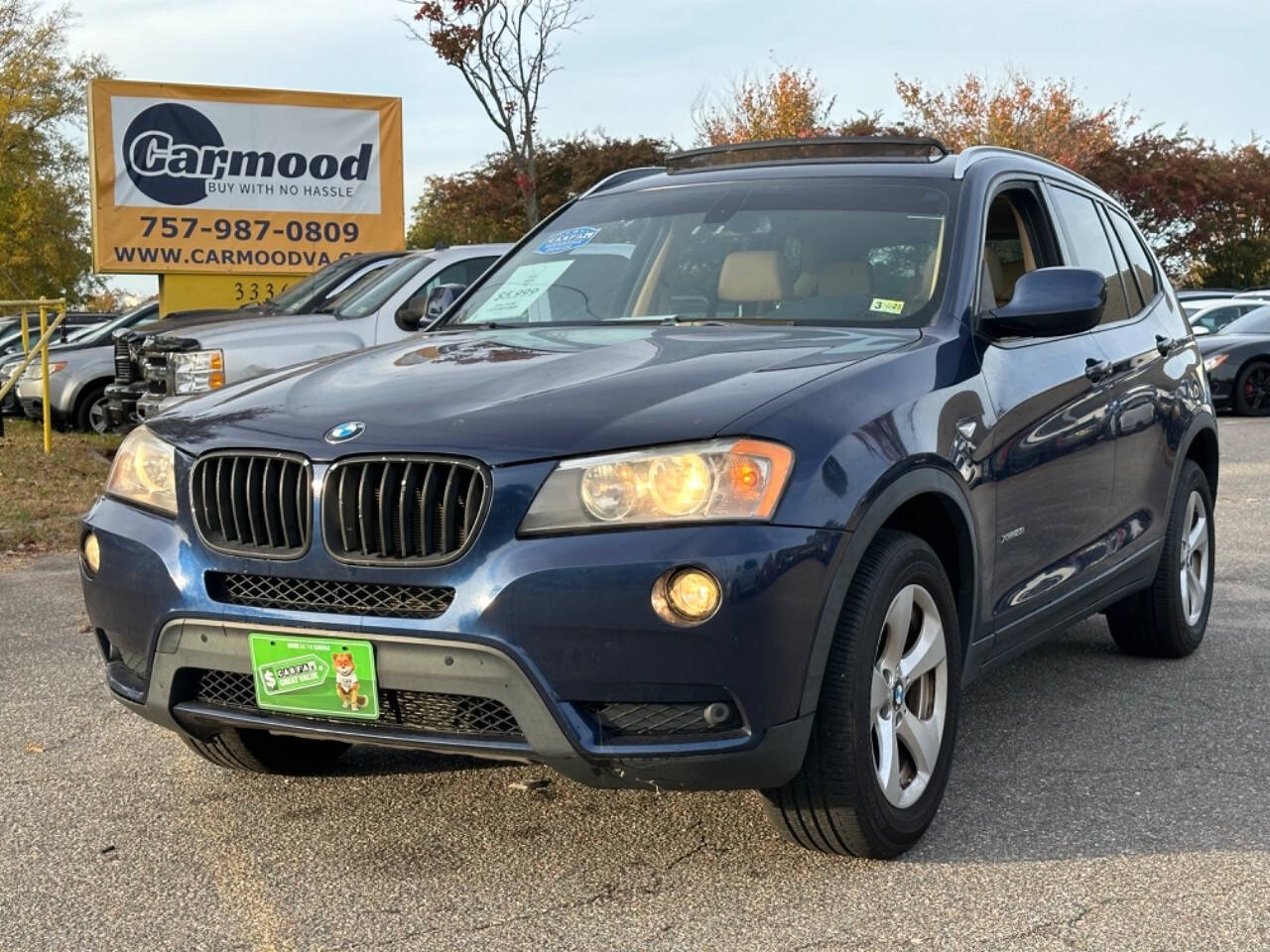 2011 BMW X3 for sale at CarMood in Virginia Beach, VA