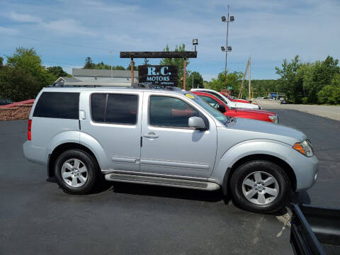 2008 Nissan Pathfinder for sale at R C Motors in Lunenburg MA