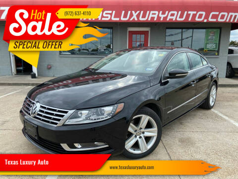 2014 Volkswagen CC for sale at Texas Luxury Auto in Cedar Hill TX