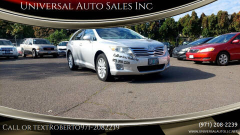 2009 Toyota Venza for sale at Universal Auto Sales Inc in Salem OR