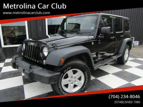 2018 Jeep Wrangler JK Unlimited for sale at Metrolina Car Club in Matthews NC