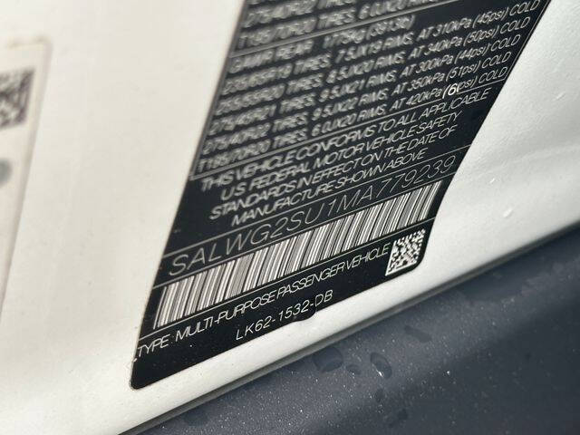 2021 Land Rover Range Rover Sport SE