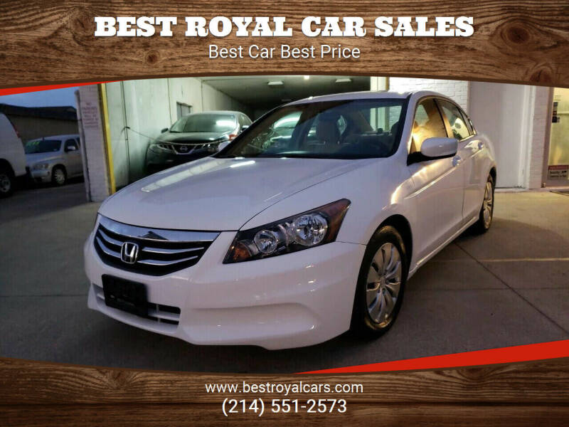 2012 Honda Accord for sale at Best Royal Car Sales in Dallas TX