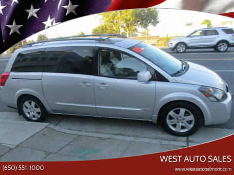 2005 Nissan Quest for sale at West Auto Sales in Belmont CA