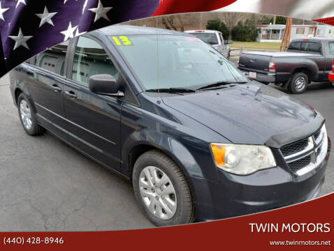 2013 Dodge Grand Caravan for sale at TWIN MOTORS in Madison OH