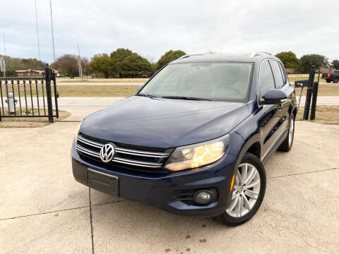 2013 Volkswagen Tiguan for sale at Texas Luxury Auto in Cedar Hill TX