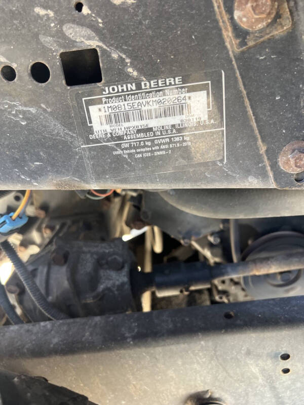 2019 John Deere Gator HPX815E