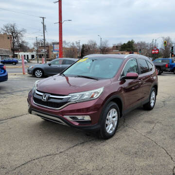 2015 Honda CR-V for sale at Bibian Brothers Auto Sales & Service in Joliet IL