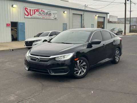 2016 Honda Civic for sale at SUPER AUTO SALES STOCKTON in Stockton CA