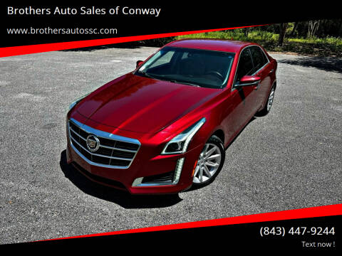 2014 Cadillac CTS for sale at Brothers Auto Sales of Conway in Conway SC