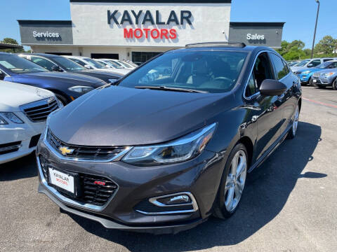 2017 Chevrolet Cruze for sale at KAYALAR MOTORS in Houston TX