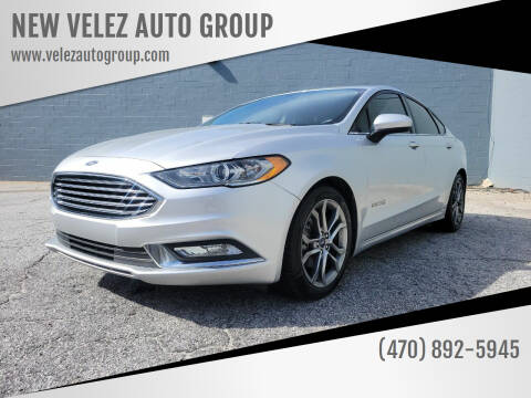 2017 Ford Fusion Hybrid for sale at NEW VELEZ AUTO GROUP in Gainesville GA