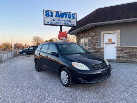 2006 Toyota Matrix for sale at 83 Autos in York PA