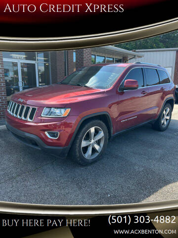 2014 Jeep Grand Cherokee for sale at Auto Credit Xpress in Benton AR