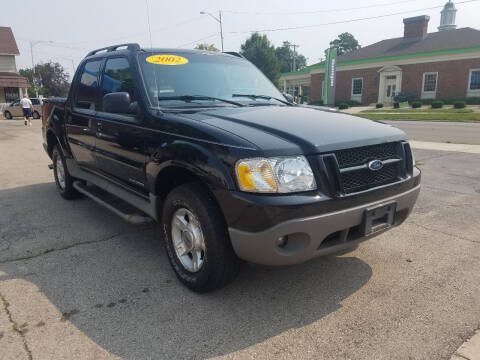 2002 Ford Explorer Sport Trac for sale at BELLEFONTAINE MOTOR SALES in Bellefontaine OH