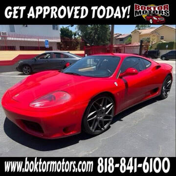 2002 Ferrari 360 Modena for sale at Boktor Motors in North Hollywood CA