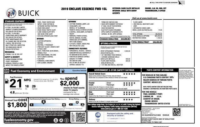 2019 Buick Enclave Essence