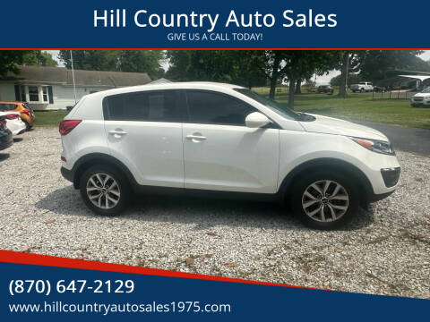 2016 Kia Sportage for sale at Hill Country Auto Sales in Maynard AR