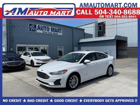 2019 Ford Fusion Hybrid for sale at AM Auto Mart Marrero LLC in Marrero LA