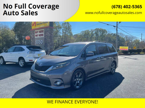2015 Toyota Sienna for sale at No Full Coverage Auto Sales in Austell GA