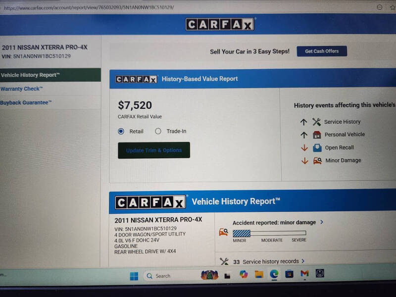 2011 Nissan Xterra PRO-4X