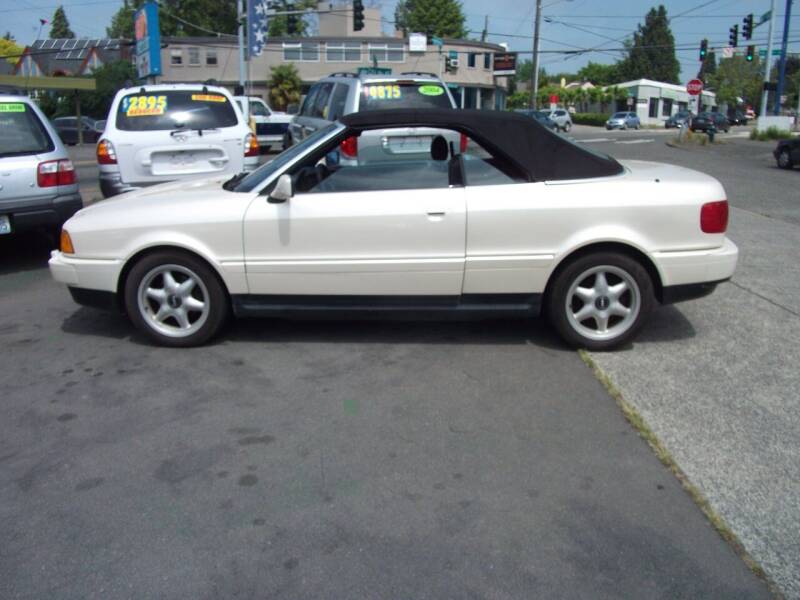 1998 Audi Cabriolet for sale at UNIVERSITY MOTORSPORTS in Seattle WA
