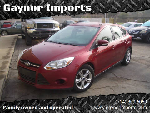 2014 Ford Focus for sale at Gaynor Imports in Stanton CA