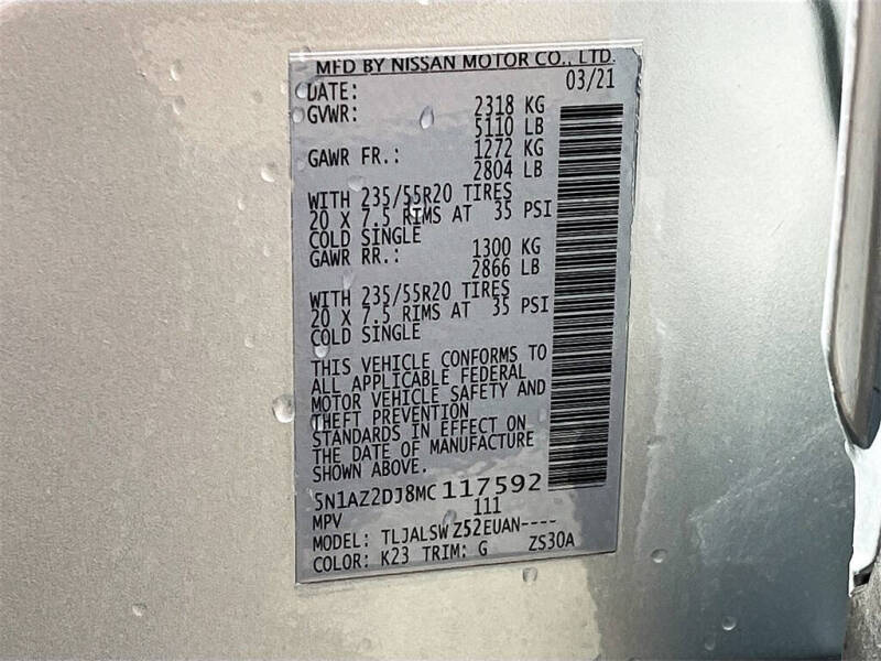 2021 Nissan Murano Platinum