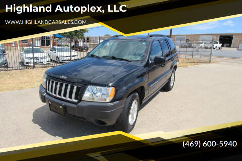 2004 Jeep Grand Cherokee for sale at Highland Autoplex, LLC in Dallas TX