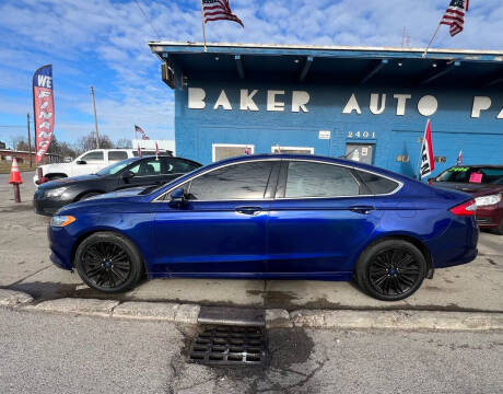 2016 Ford Fusion for sale at BAKER AUTO & PARTS LLC in Saginaw MI