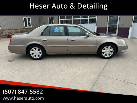 2007 Cadillac DTS for sale at Heser Auto & Detailing in Jackson MN