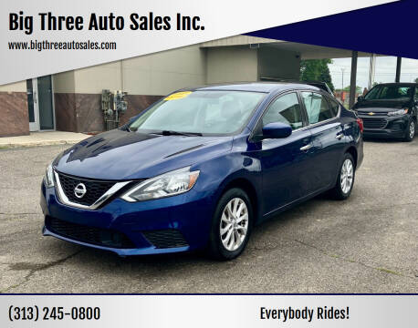 2019 Nissan Sentra for sale at Big Three Auto Sales inc in Detroit MI