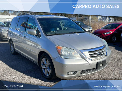 2009 Honda Odyssey for sale at Carpro Auto Sales in Chesapeake VA