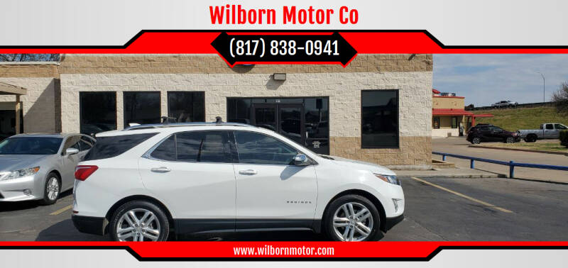 2018 Chevrolet Equinox for sale at Wilborn Motor Co in Fort Worth TX