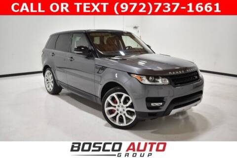 2016 Land Rover Range Rover Sport for sale at Bosco Auto Group in Flower Mound TX