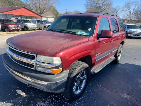 2001 Chevrolet Tahoe for sale at Sartins Auto Sales in Dyersburg TN