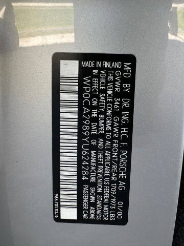 2000 Porsche Boxster