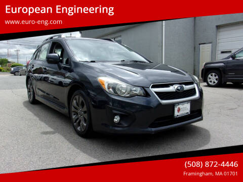 2012 Subaru Impreza for sale at European Engineering in Framingham MA