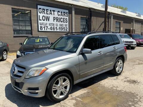 2013 Mercedes-Benz GLK for sale at BARCLAY MOTOR COMPANY in Arlington TX